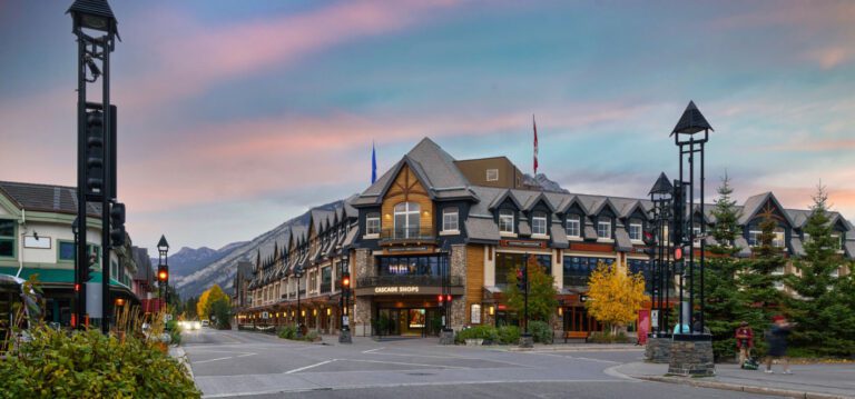 Cascade Shops residential units over retail, Calgary